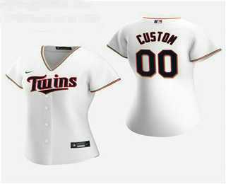 Women Customized Minnesota Twins 2020 White Home Nike Jersey,We sell and wholesale Women Customized Minnesota Twins 2020 White Home Nike Jersey on line form chian!